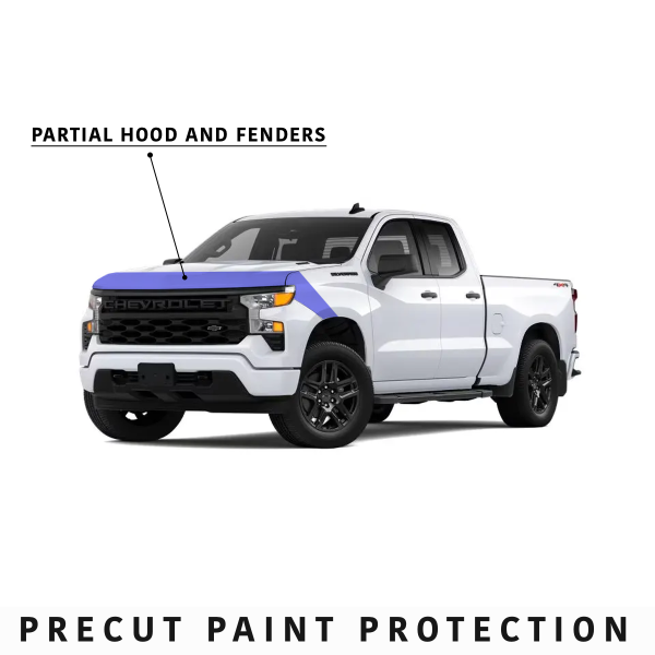 2025-2025 Rivian R3 Base Precut Paint Protection Kit PPF - Partial Hood Fenders Mirrors
